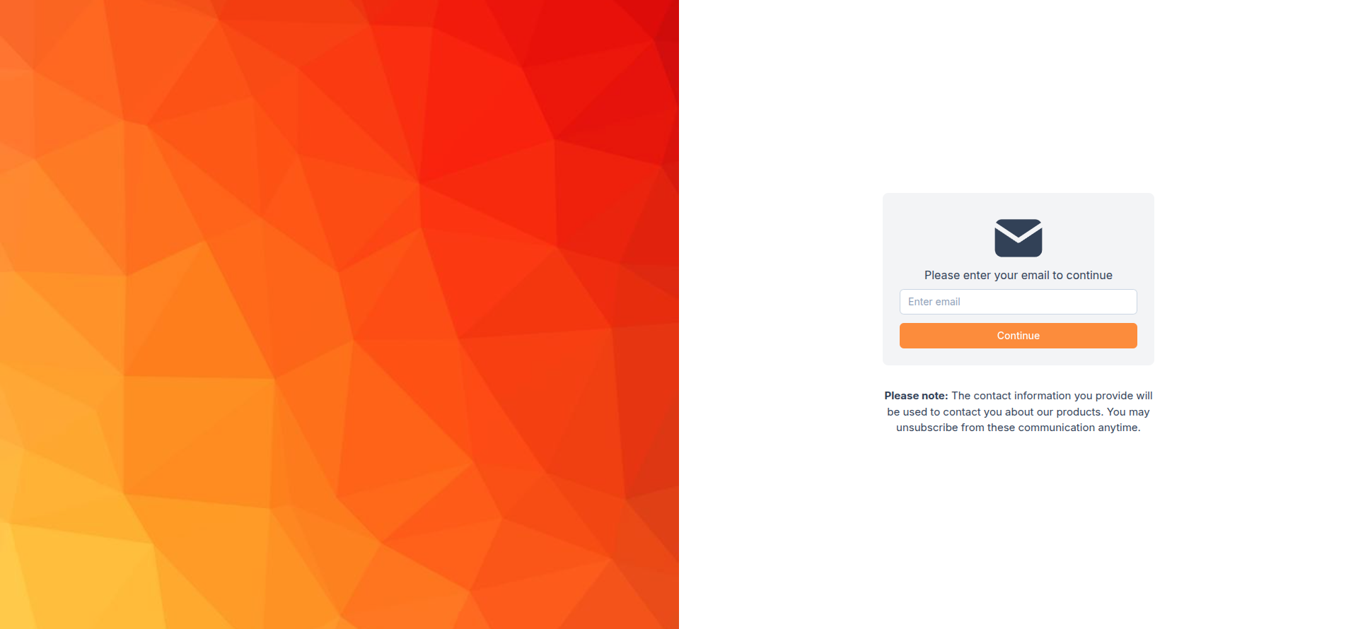 Capture email page