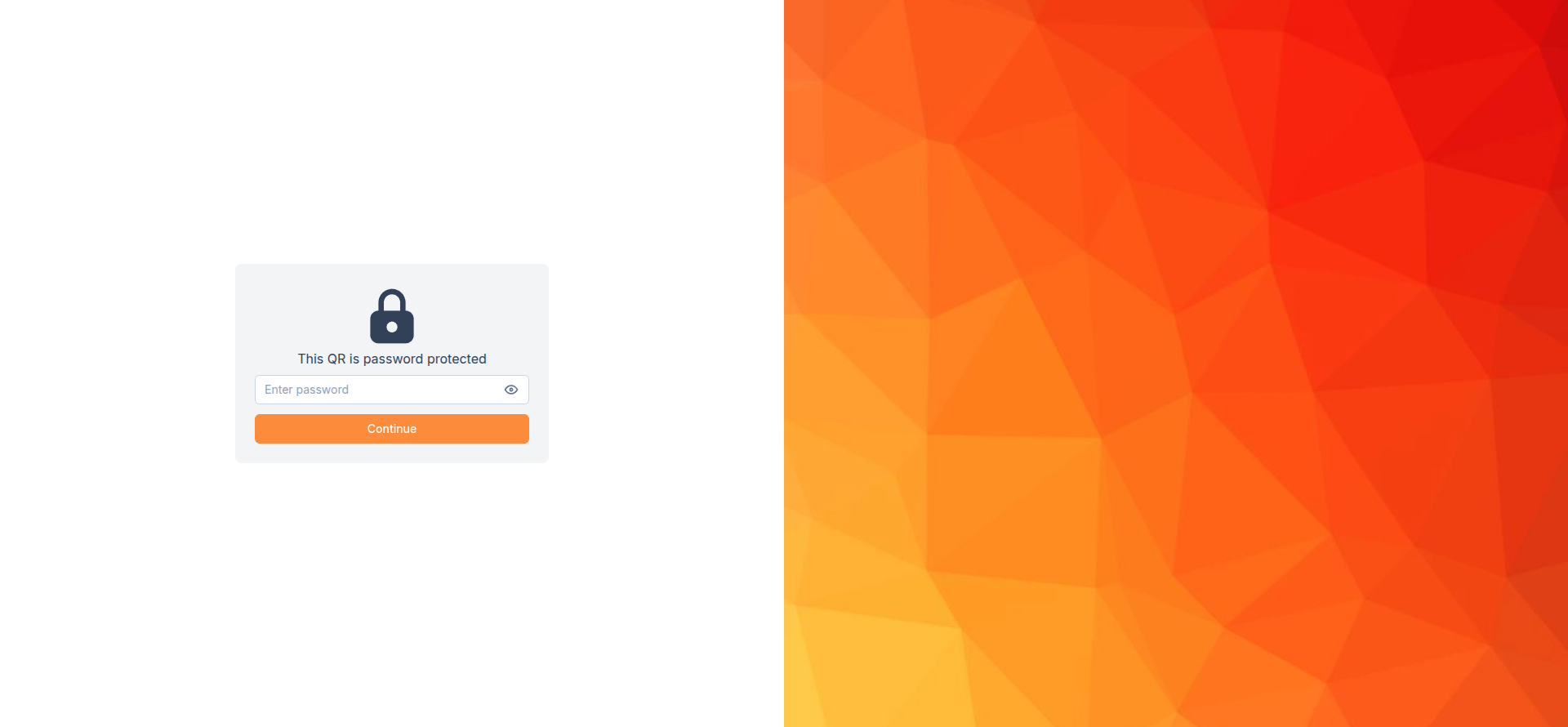 Password page