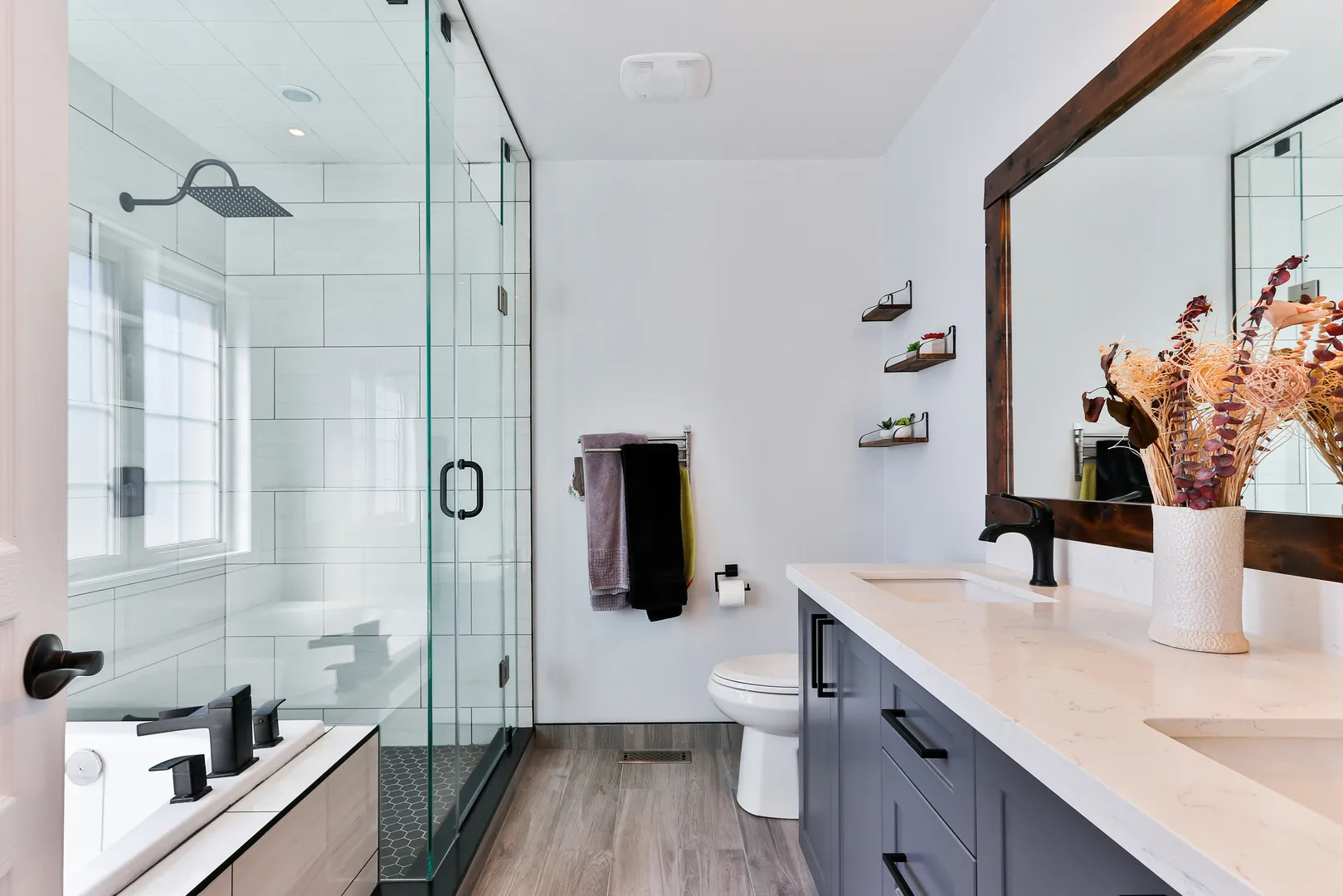 Spa-inspired bathroom
