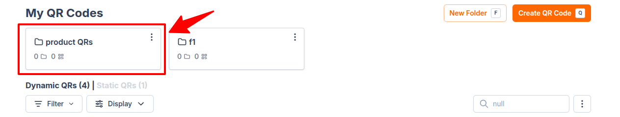 New folder created
