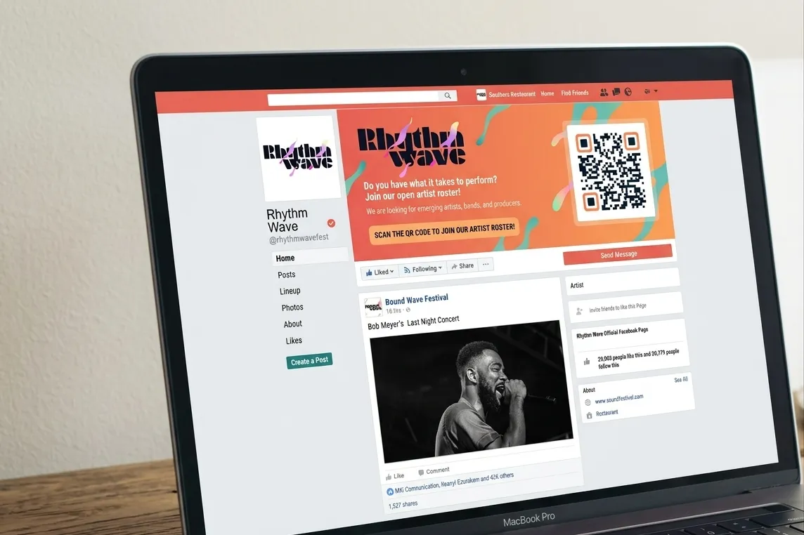 Google Form QR code for music festivals