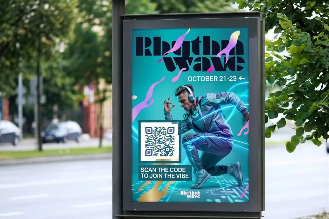 Event QR code for music festivals
